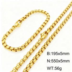 SS Jewelry Set(Most Men) - KS229625-Z