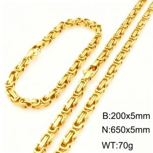 SS Jewelry Set(Most Men) - KS229638-Z