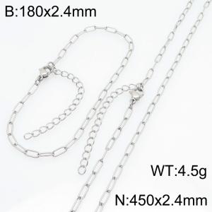 SS Jewelry Set(Most Women) - KS229655-Z