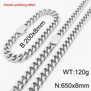 Stainless steel gold-plated set - KS229712-Z