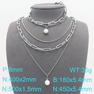 SS Jewelry Set(Most Women) - KS229840-Z