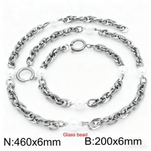 SS Jewelry Set - KS230119-Z