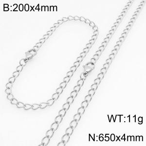 SS Jewelry Set(Most Men) - KS230134-Z