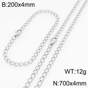 SS Jewelry Set(Most Men) - KS230135-Z