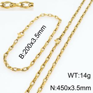 SS Jewelry Set(Most Men) - KS230136-Z