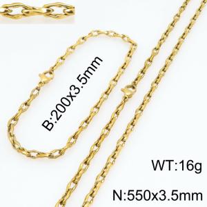 SS Jewelry Set(Most Men) - KS230138-Z