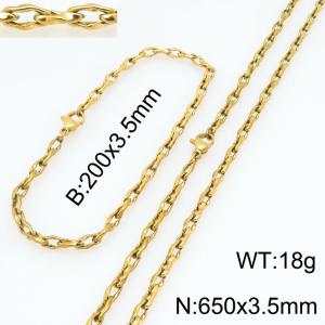 SS Jewelry Set(Most Men) - KS230140-Z