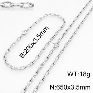 SS Jewelry Set(Most Men) - KS230146-Z