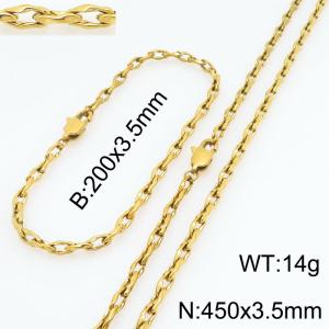 SS Jewelry Set(Most Men) - KS230148-Z