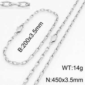 SS Jewelry Set(Most Men) - KS230154-Z