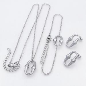 SS Jewelry Set(Most Women) - KS230250-HR