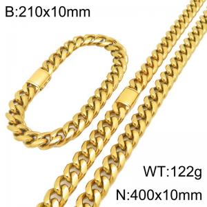 SS Jewelry Set(Most Men) - KS230416-ZLY