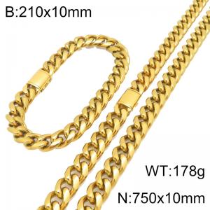 SS Jewelry Set(Most Men) - KS230423-ZLY