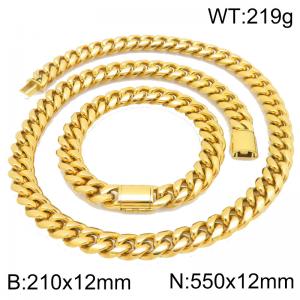 SS Jewelry Set(Most Men) - KS230435-ZLY