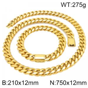 SS Jewelry Set(Most Men) - KS230439-ZLY