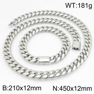 SS Jewelry Set(Most Men) - KS230441-ZLY