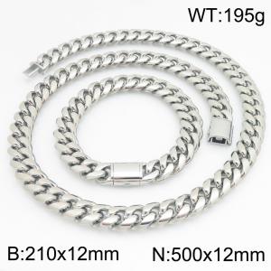 SS Jewelry Set(Most Men) - KS230442-ZLY