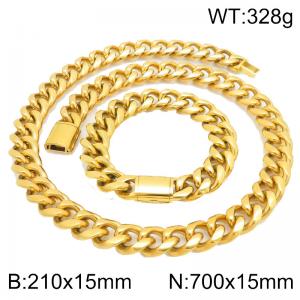 SS Jewelry Set(Most Men) - KS230454-ZLY