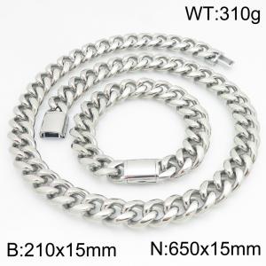 SS Jewelry Set(Most Men) - KS230461-ZLY