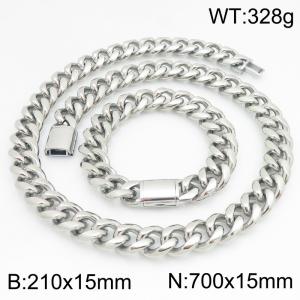 SS Jewelry Set(Most Men) - KS230462-ZLY