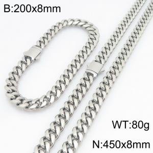 SS Jewelry Set(Most Men) - KS230869-ZLY