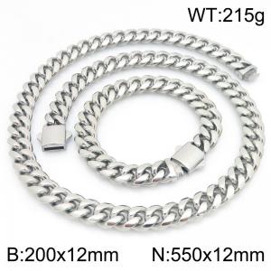 SS Jewelry Set(Most Men) - KS230885-ZLY