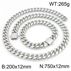 SS Jewelry Set(Most Men) - KS230889-ZLY