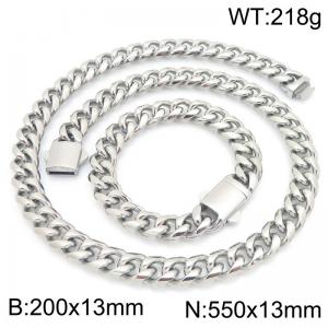 SS Jewelry Set(Most Men) - KS230892-ZLY