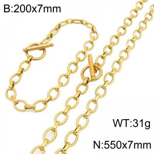 SS Jewelry Set(Most Men) - KS231051-Z
