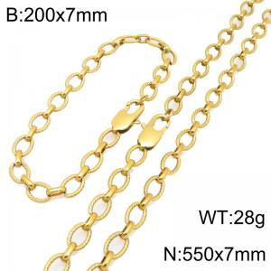 SS Jewelry Set(Most Men) - KS231057-Z