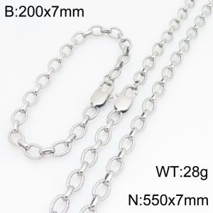 SS Jewelry Set(Most Men) - KS231061-Z