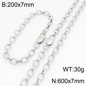 SS Jewelry Set(Most Men) - KS231062-Z
