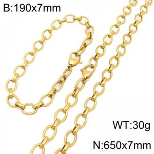 SS Jewelry Set(Most Men) - KS231067-Z