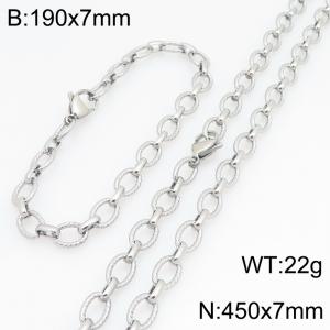 SS Jewelry Set(Most Men) - KS231069-Z