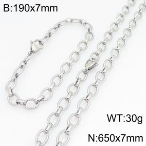 SS Jewelry Set(Most Men) - KS231073-Z