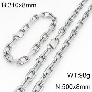 SS Jewelry Set(Most Men) - KS231085-Z