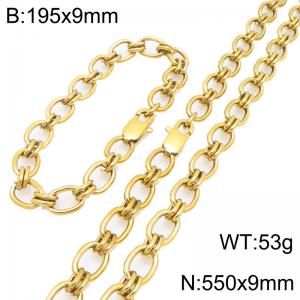 SS Jewelry Set(Most Men) - KS231115-Z