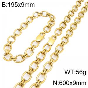 SS Jewelry Set(Most Men) - KS231116-Z