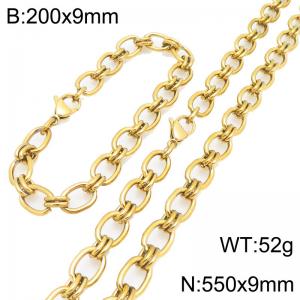 SS Jewelry Set(Most Men) - KS231125-Z