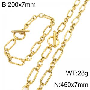 SS Jewelry Set(Most Men) - KS231141-Z