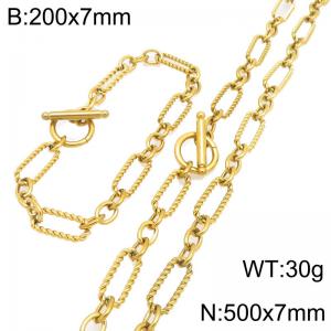 SS Jewelry Set(Most Men) - KS231142-Z
