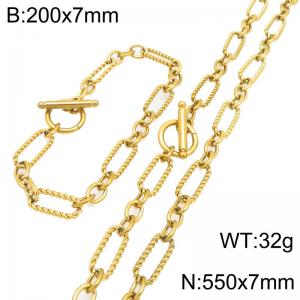 SS Jewelry Set(Most Men) - KS231143-Z