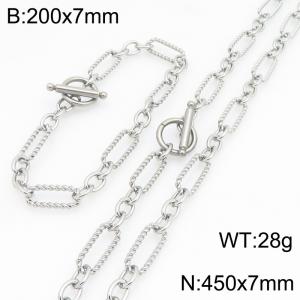 SS Jewelry Set(Most Men) - KS231144-Z