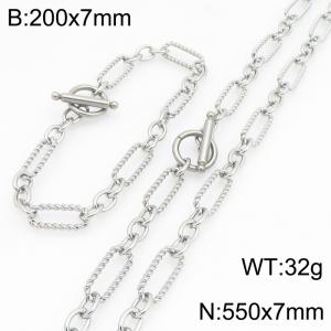 SS Jewelry Set(Most Men) - KS231146-Z