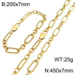 SS Jewelry Set(Most Men) - KS231147-Z