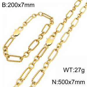 SS Jewelry Set(Most Men) - KS231148-Z