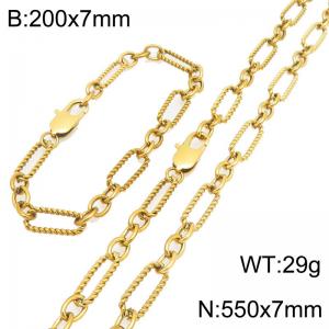 SS Jewelry Set(Most Men) - KS231149-Z