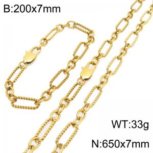 SS Jewelry Set(Most Men) - KS231151-Z