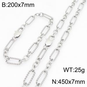 SS Jewelry Set(Most Men) - KS231152-Z