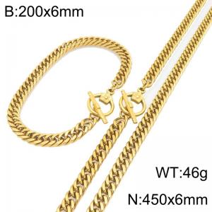 SS Jewelry Set(Most Men) - KS231181-Z